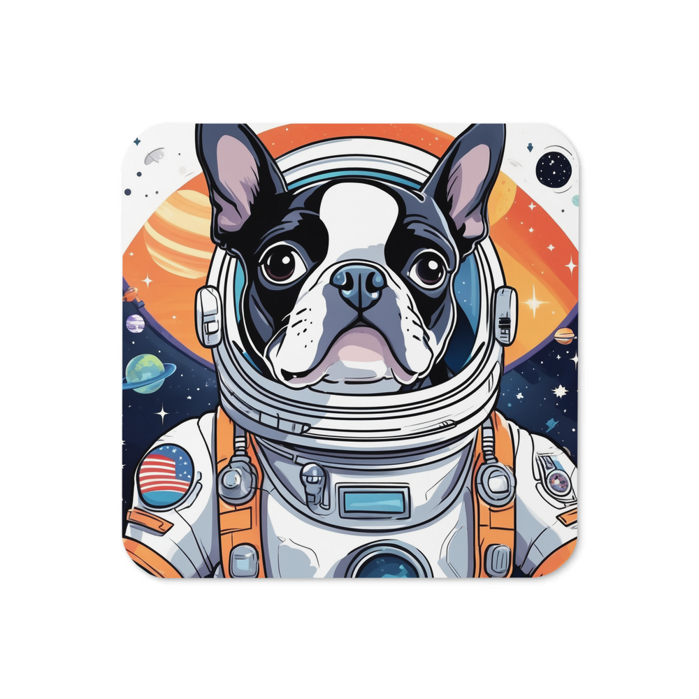 PugMug Custom Boston Terrier Coaster