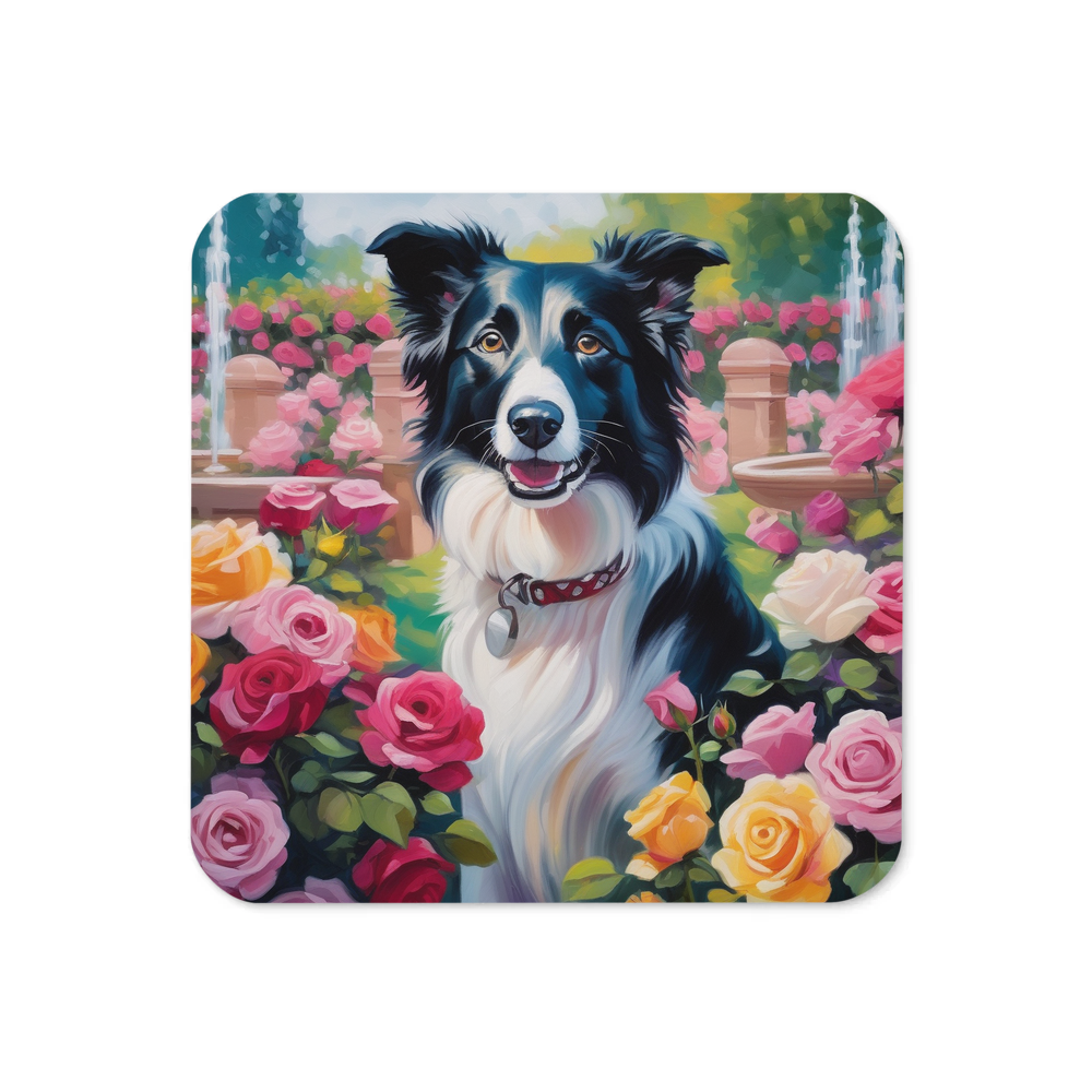 PugMug Custom Border Collie Coaster