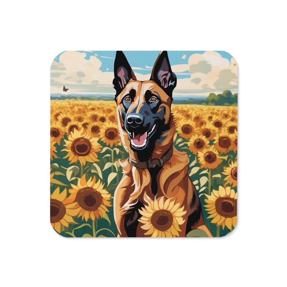 PugMug Custom Belgian Malinois Coaster