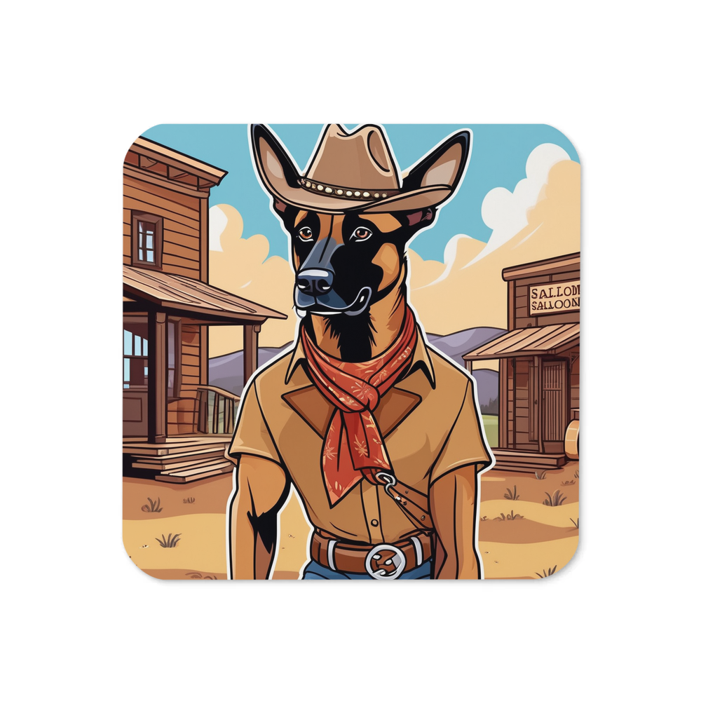 PugMug Custom Belgian Malinois Coaster