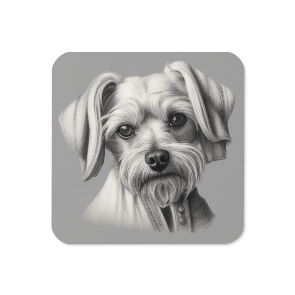 PugMug Custom Maltese Dog Coaster