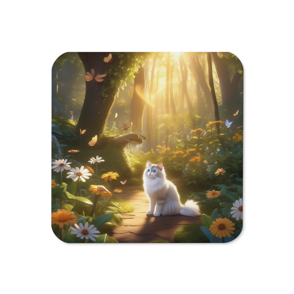 PugMug Custom Tabby Ragdoll Cat Coaster