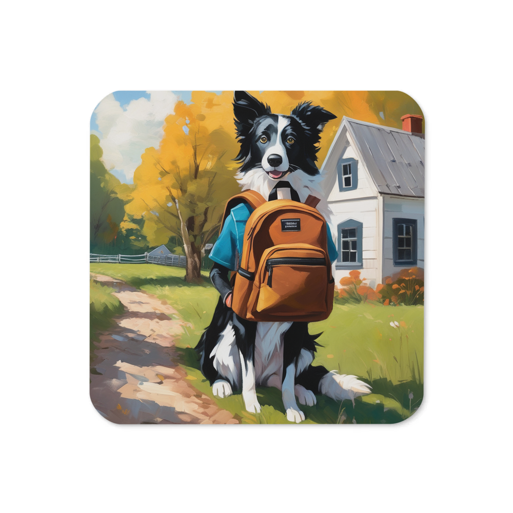PugMug Custom Border Collie Coaster