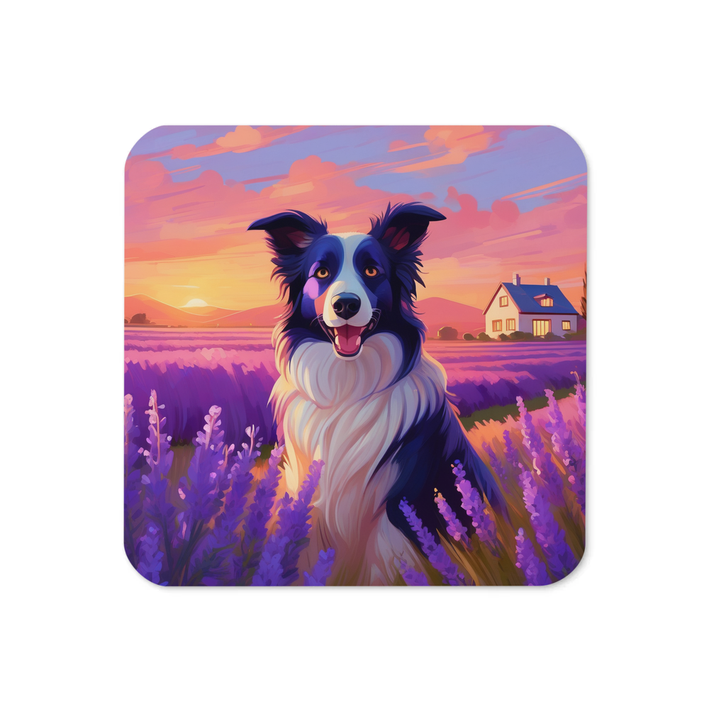 PugMug Custom Border Collie Coaster