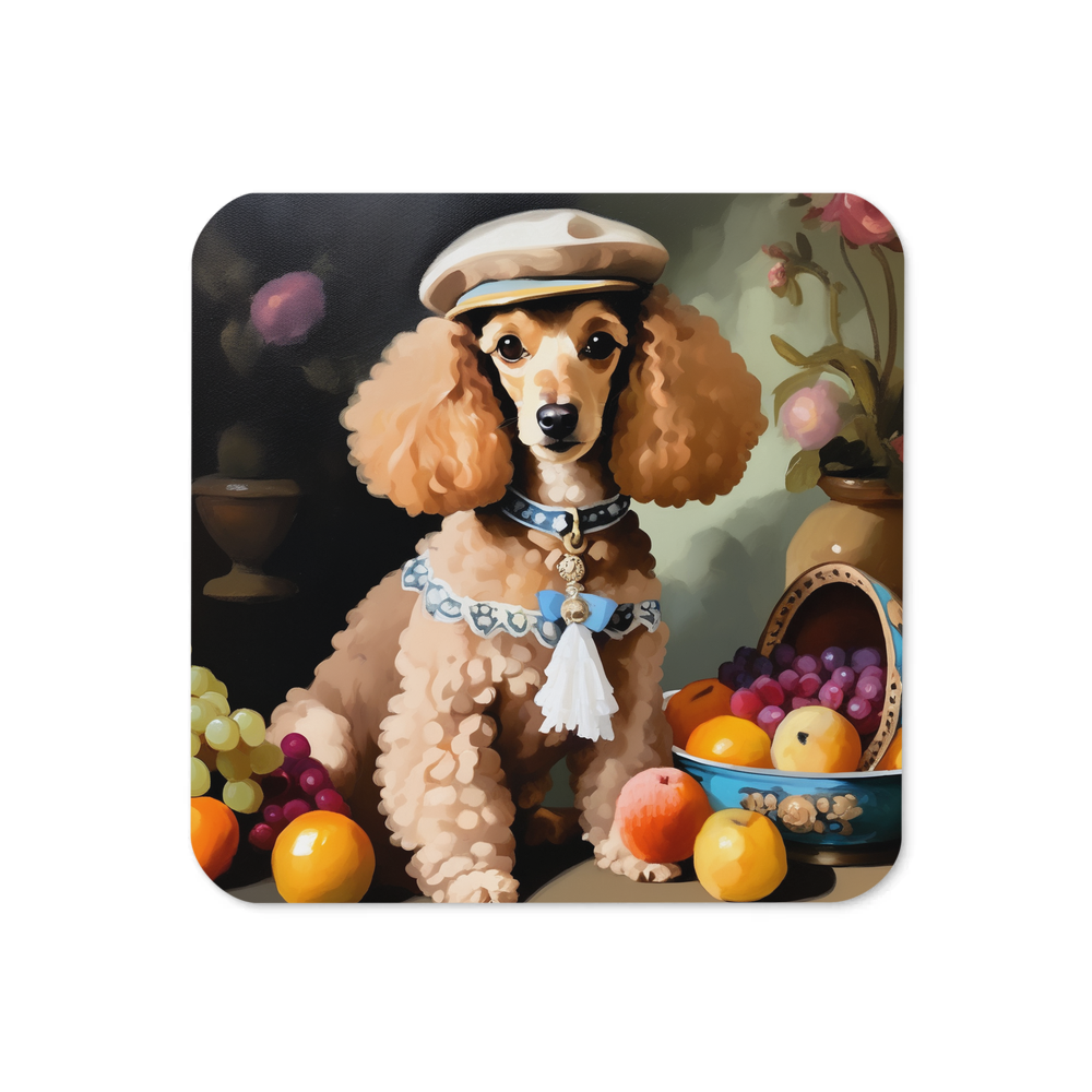 PugMug Custom Tan Poodle Coaster