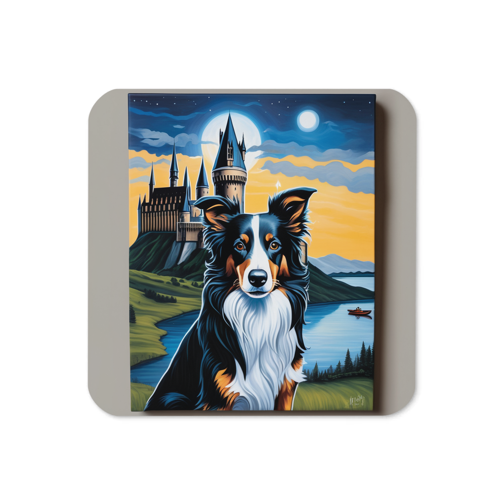 PugMug Custom Border Collie Coaster