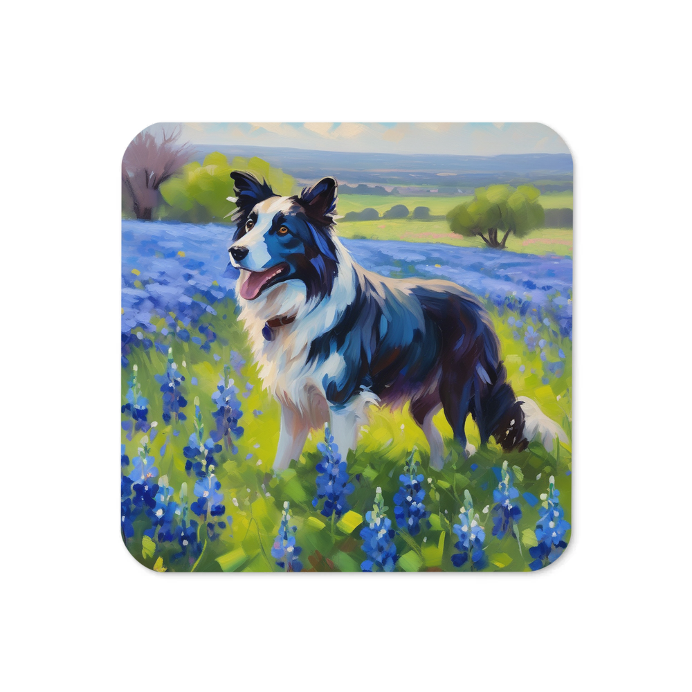 PugMug Custom Border Collie Coaster