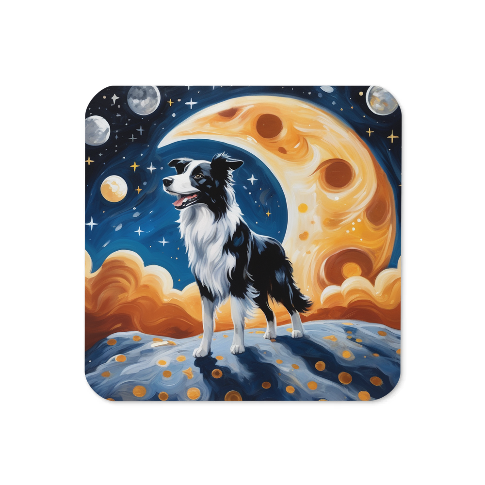 PugMug Custom Border Collie Coaster