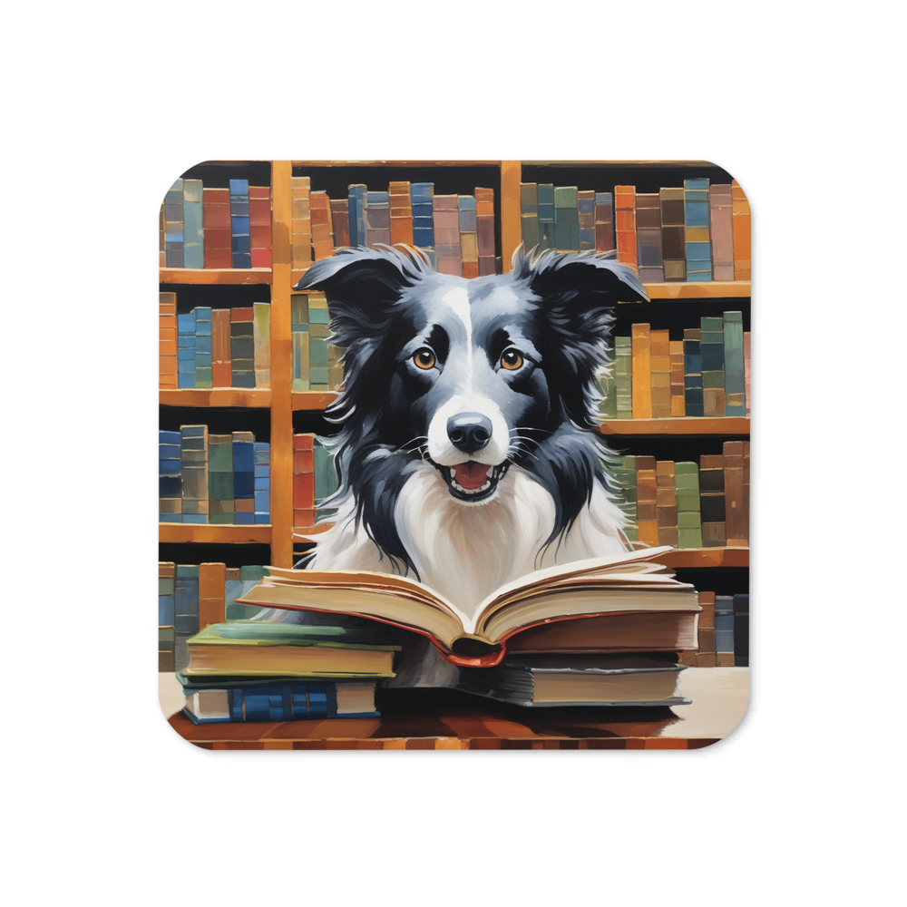 PugMug Custom Border Collie Coaster