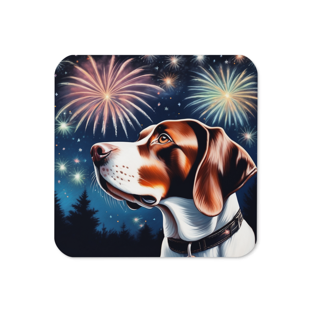 PugMug Custom Pointer Dog Coaster