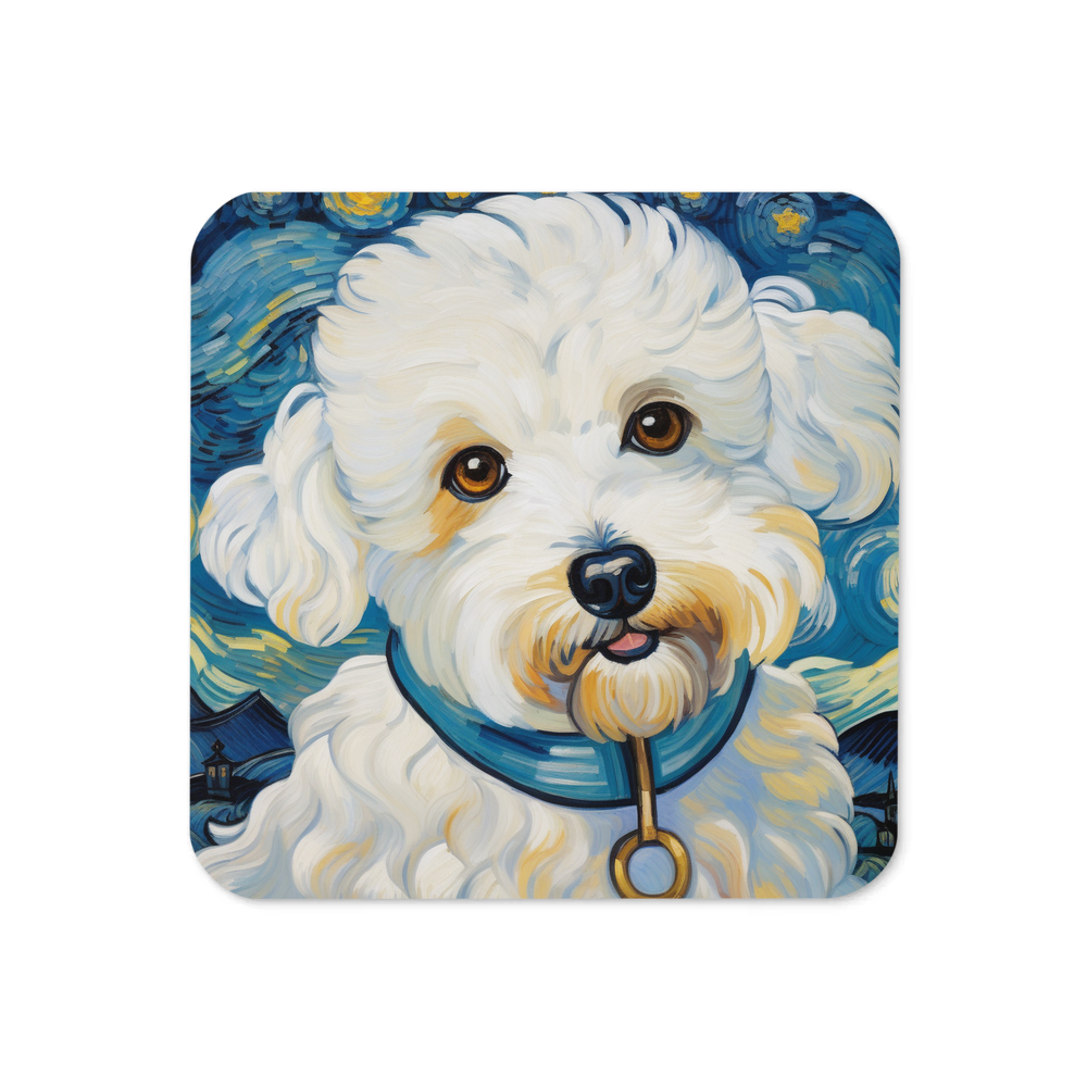 PugMug Custom Bichons Frise Coaster