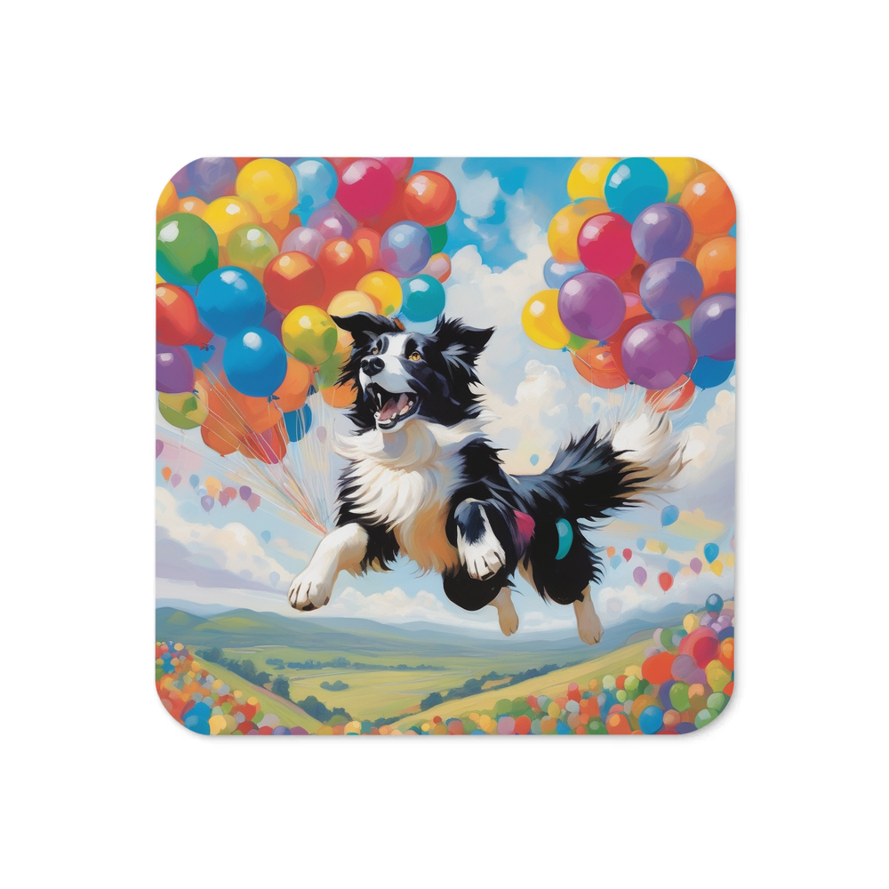 PugMug Custom Border Collie Coaster