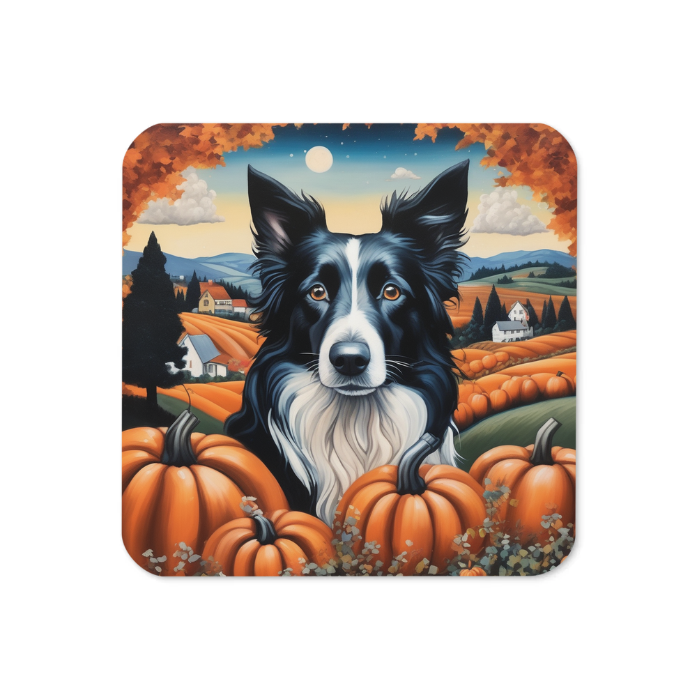 PugMug Custom Border Collie Coaster