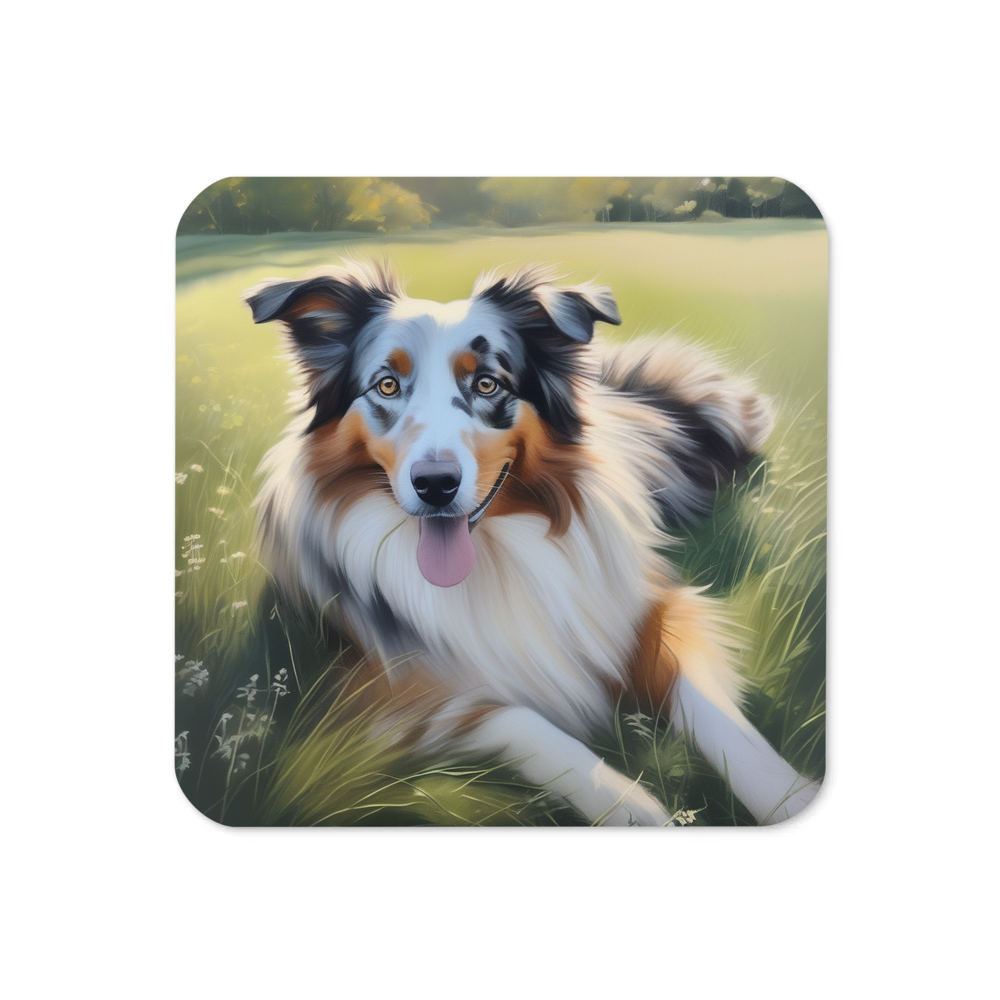 PugMug Custom Australian Shepherd Dog Coaster