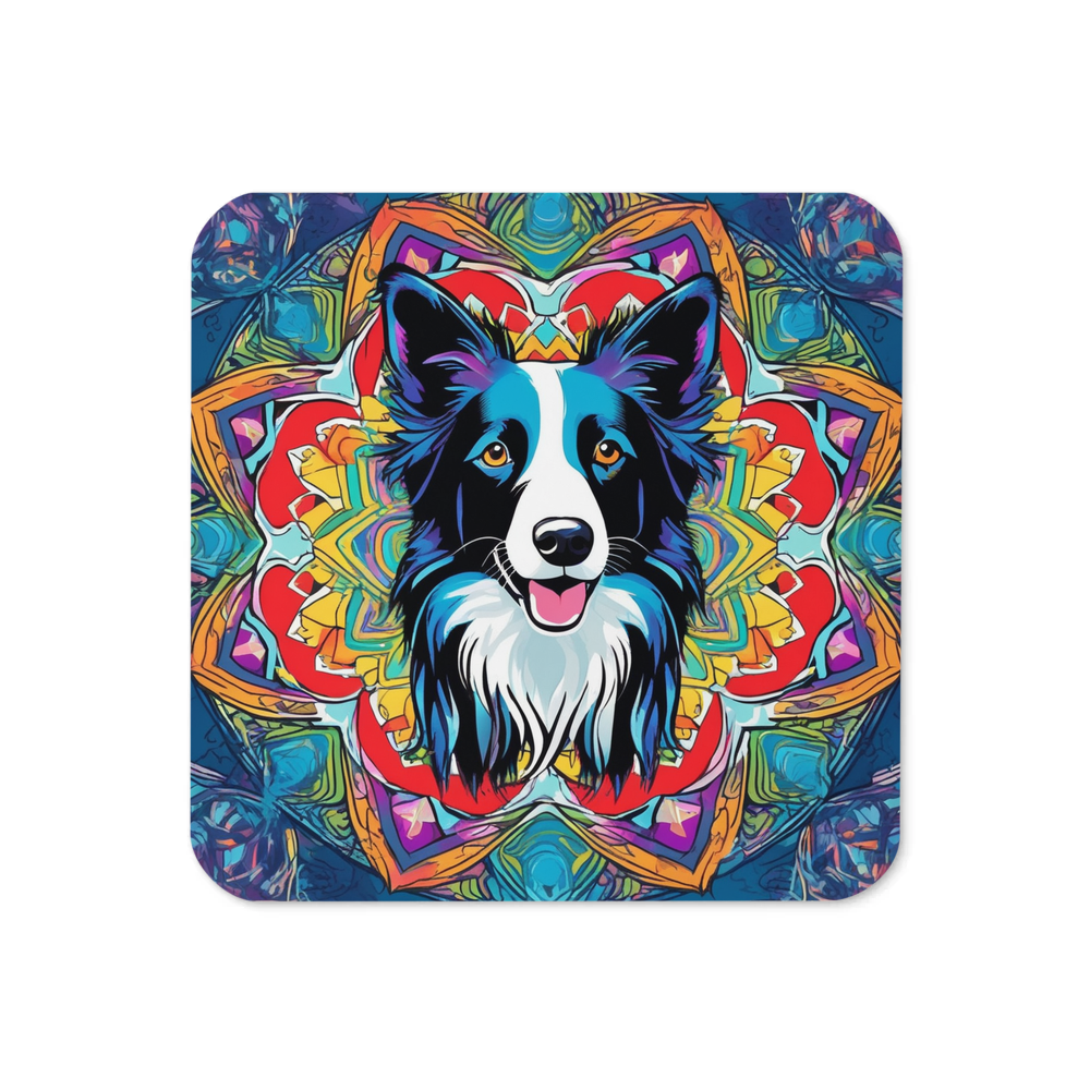 PugMug Custom Border Collie Coaster
