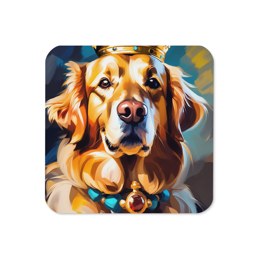 PugMug Custom Golden Retriever Coaster