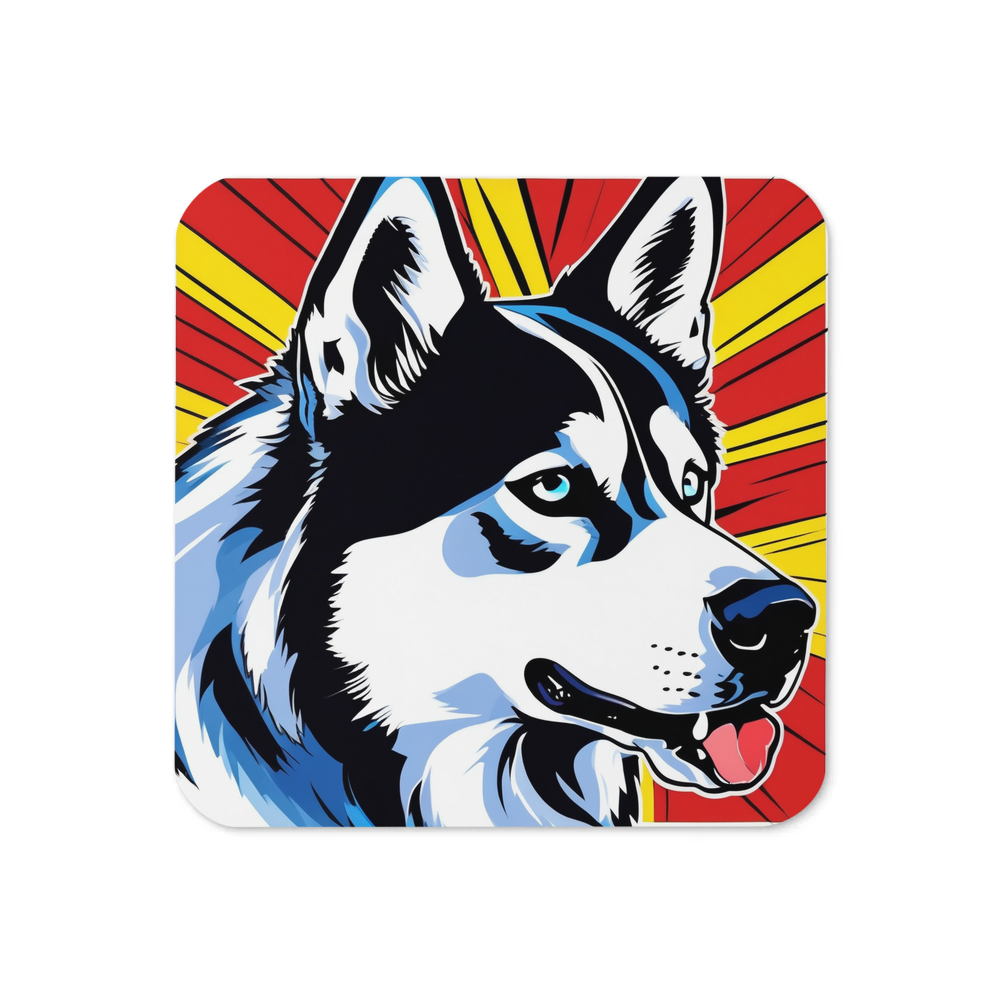 PugMug Custom Siberian Husky Coaster