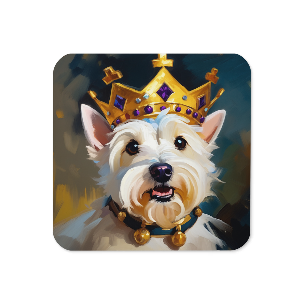PugMug Custom West Highland White Terrier Coaster