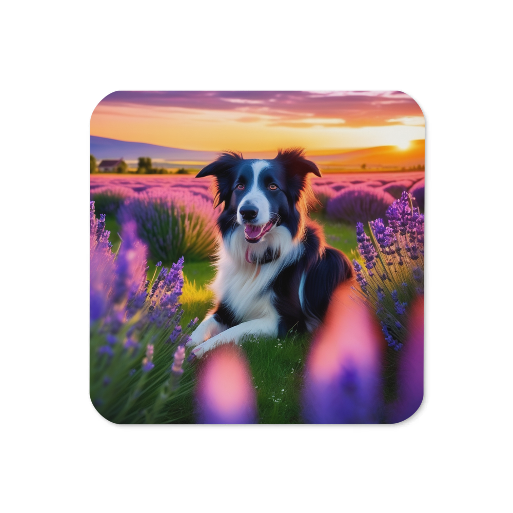 PugMug Custom Border Collie Coaster