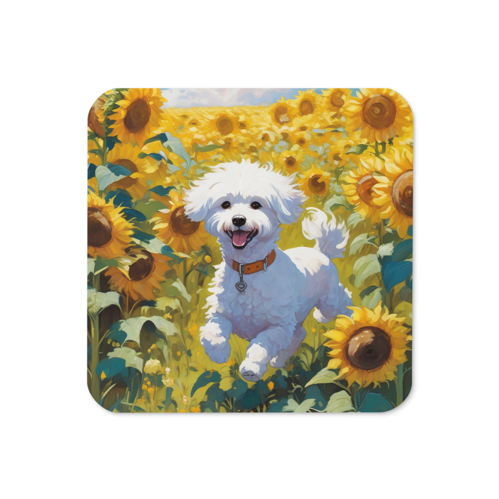 PugMug Custom Bichons Frise Coaster