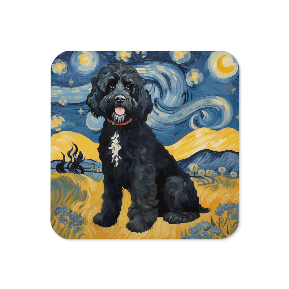 PugMug Custom Portuguese Water Dog Coaster
