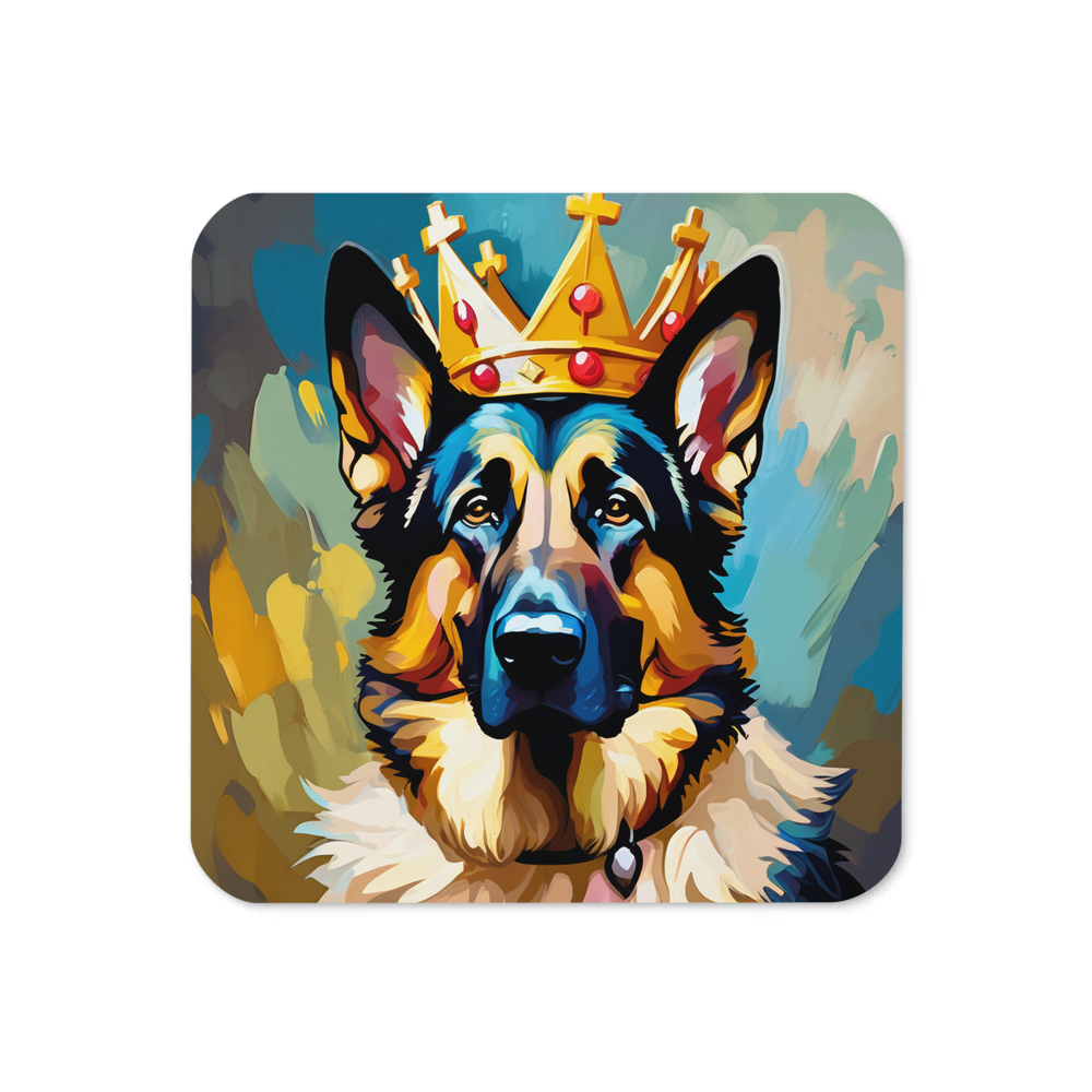PugMug Custom German Shepherd Dog Coaster