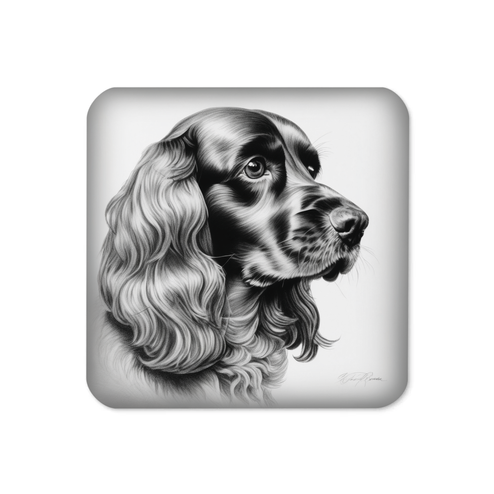 PugMug Custom Cocker Spaniel Coaster