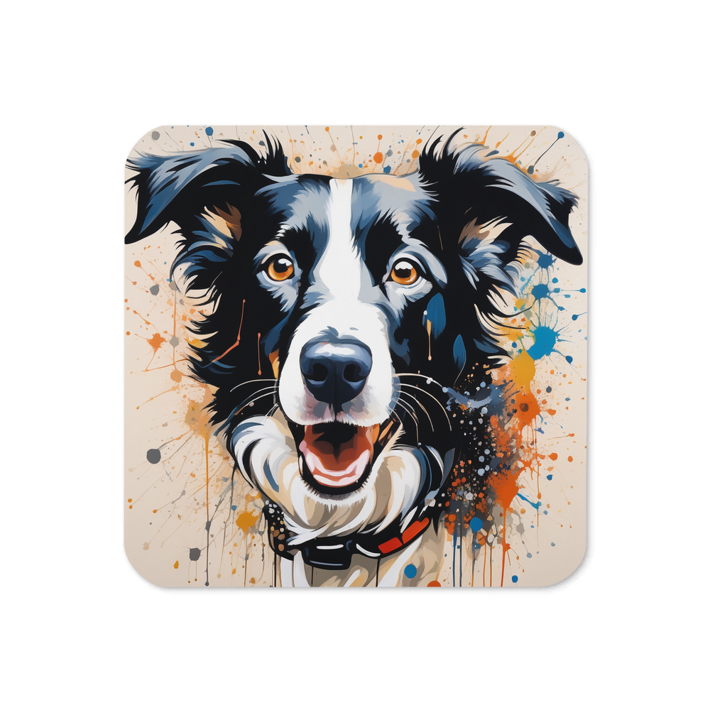 PugMug Custom Border Collie Coaster