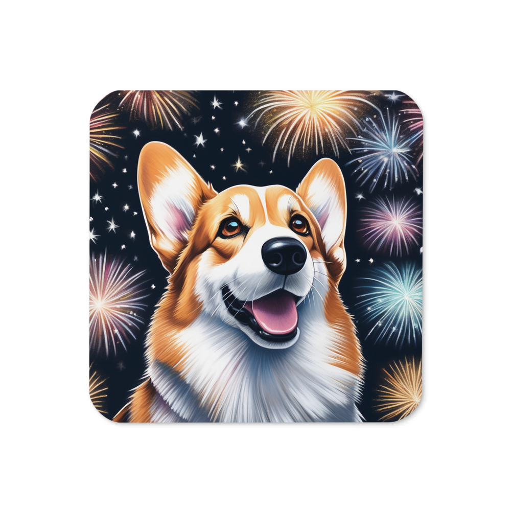 PugMug Custom Pembroke Welsh Corgi Coaster