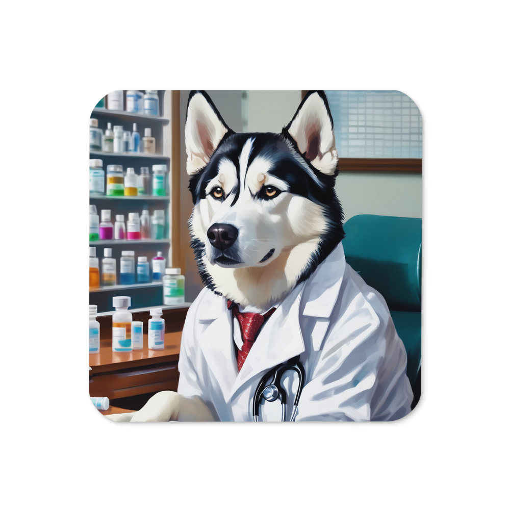 PugMug Custom Siberian Husky Coaster