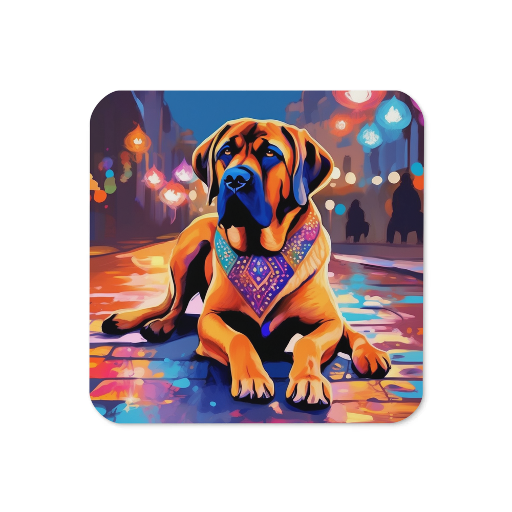 PugMug Custom Mastiff Coaster