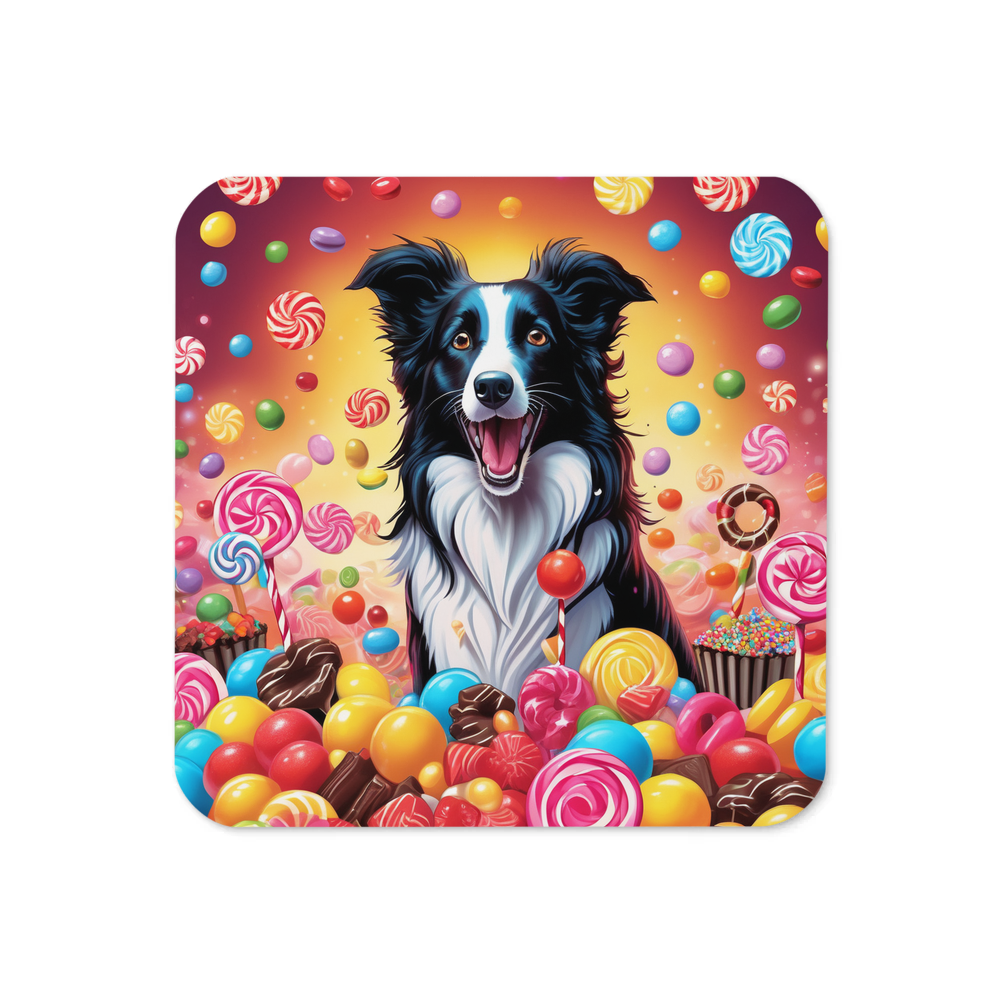 PugMug Custom Border Collie Coaster