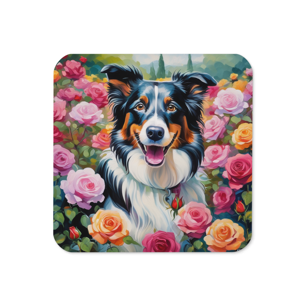 PugMug Custom Border Collie Coaster