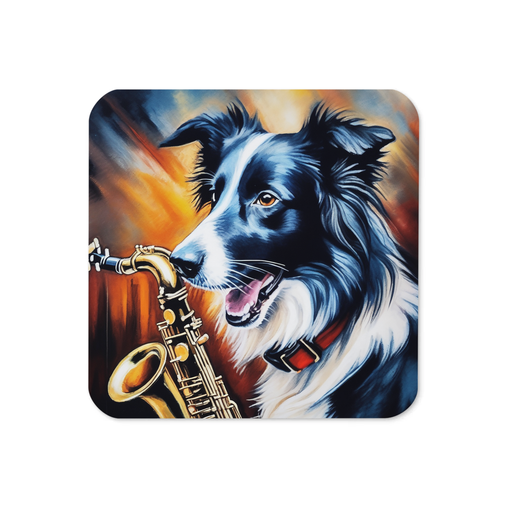 PugMug Custom Border Collie Coaster