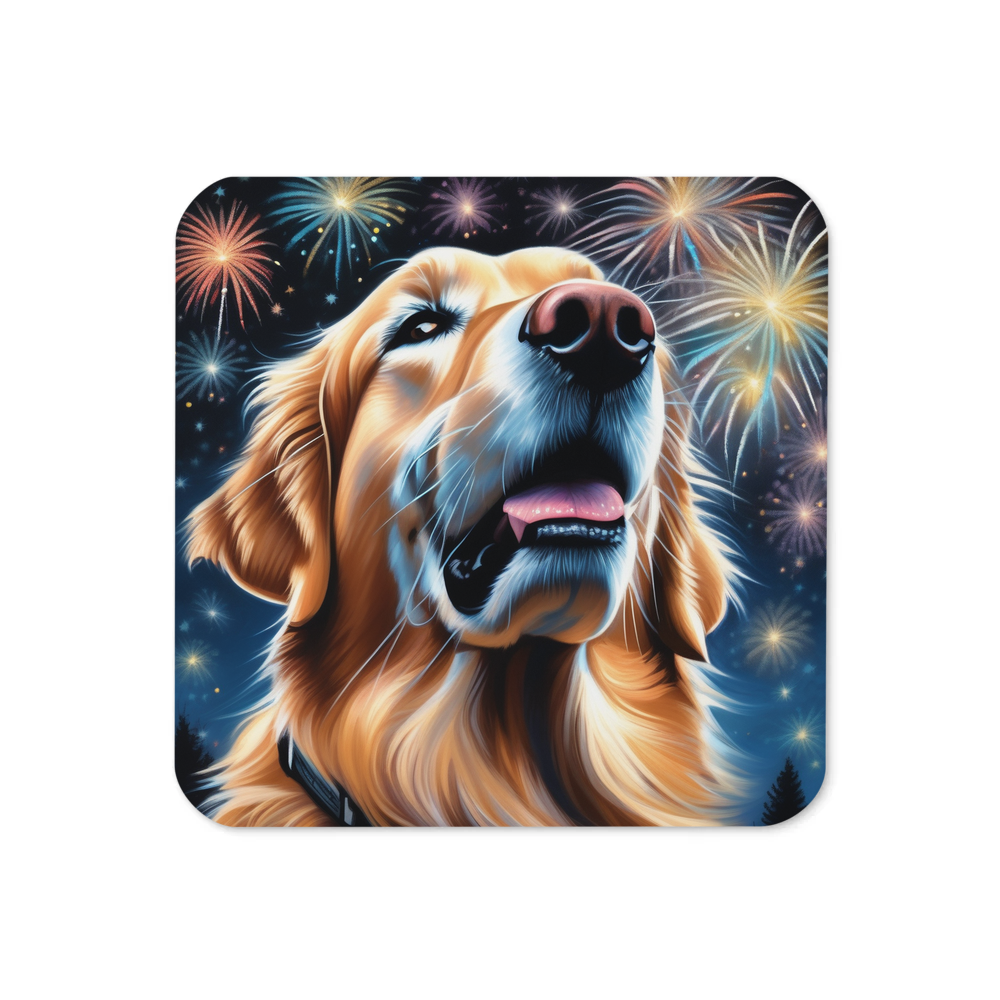 PugMug Custom Golden Retriever Coaster