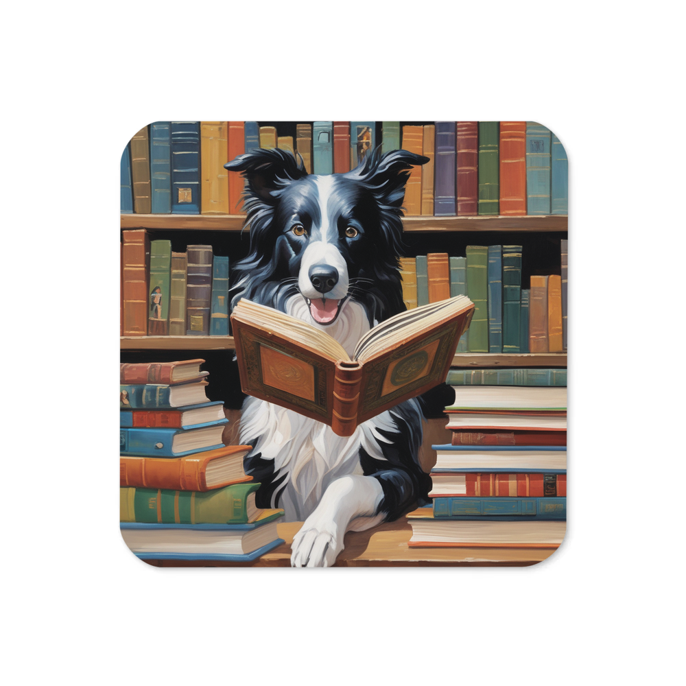 PugMug Custom Border Collie Coaster