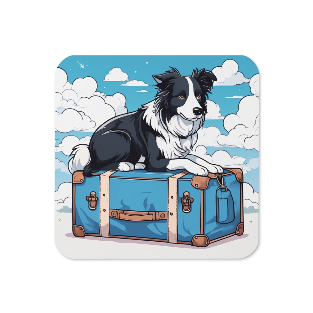 PugMug Custom Border Collie Coaster