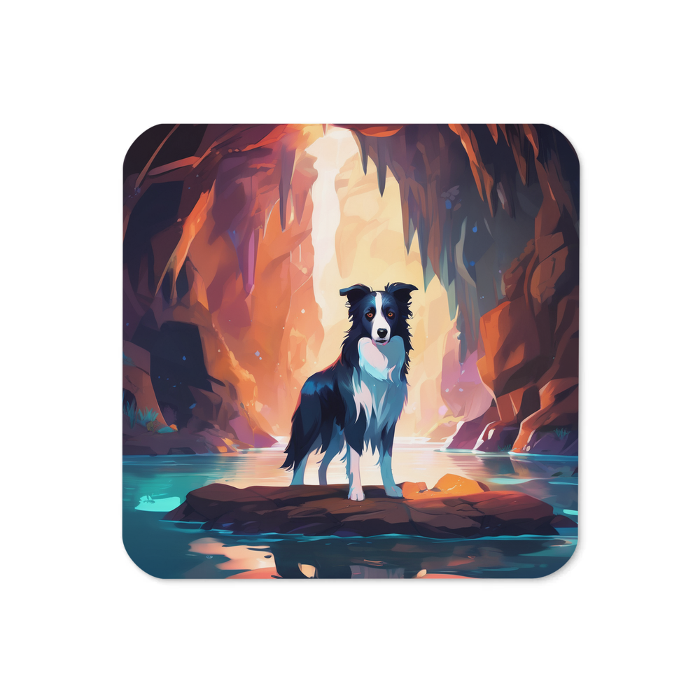 PugMug Custom Border Collie Coaster