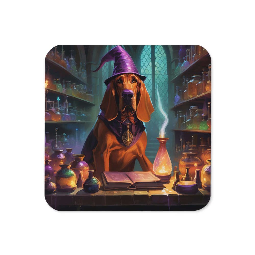 PugMug Custom Bloodhound Coaster