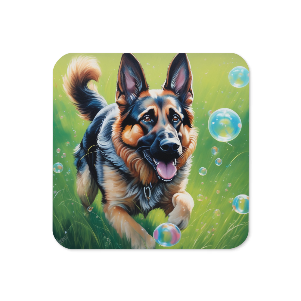 PugMug Custom German Shepherd Dog Coaster