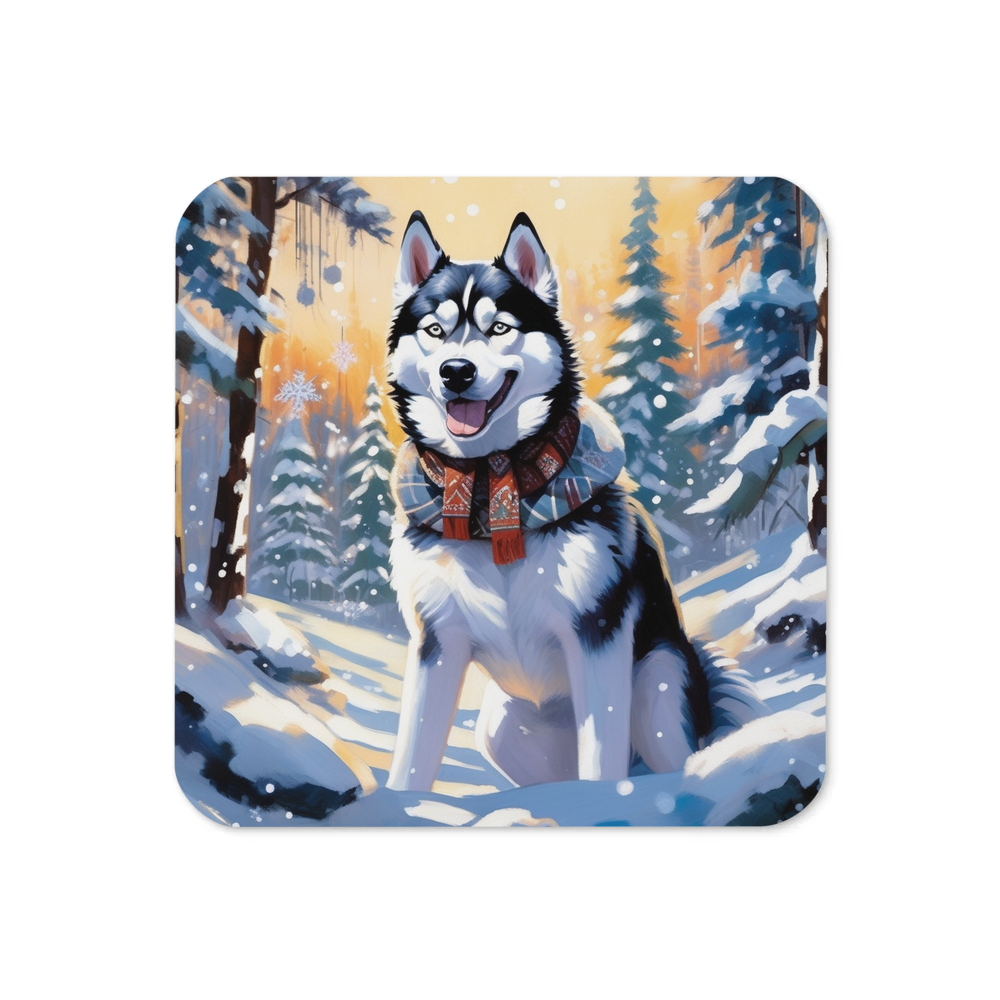 PugMug Custom Siberian Husky Coaster
