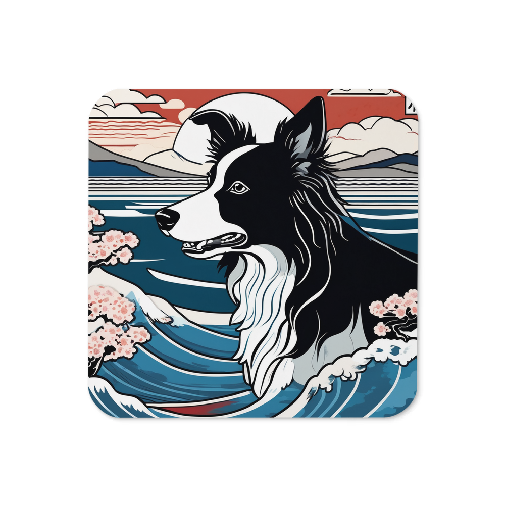 PugMug Custom Border Collie Coaster