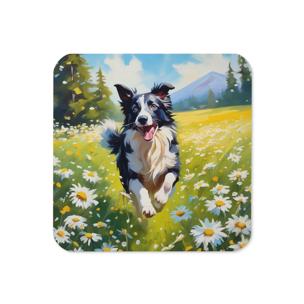 PugMug Custom Border Collie Coaster