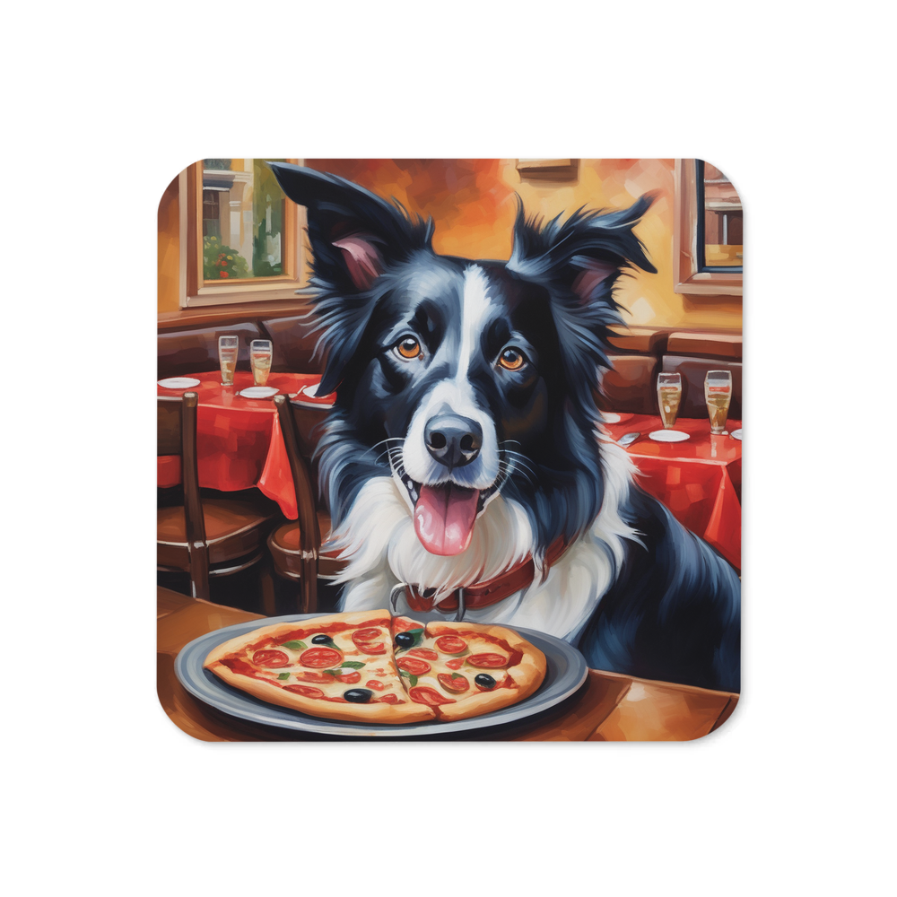 PugMug Custom Border Collie Coaster