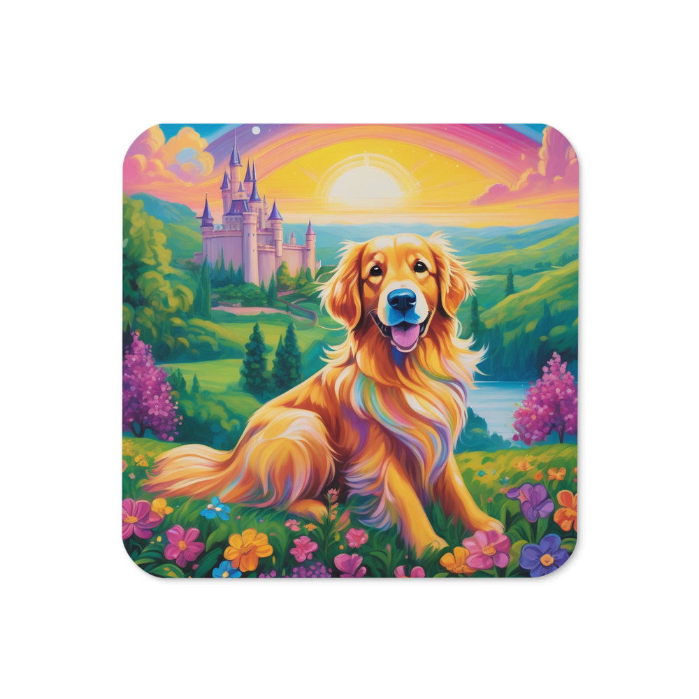 PugMug Custom Golden Retriever Coaster