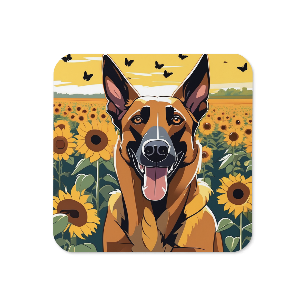 PugMug Custom Belgian Malinois Coaster