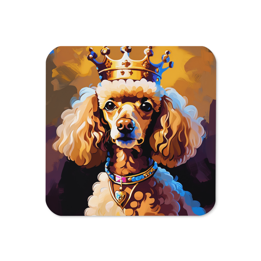 PugMug Custom Tan Poodle Coaster