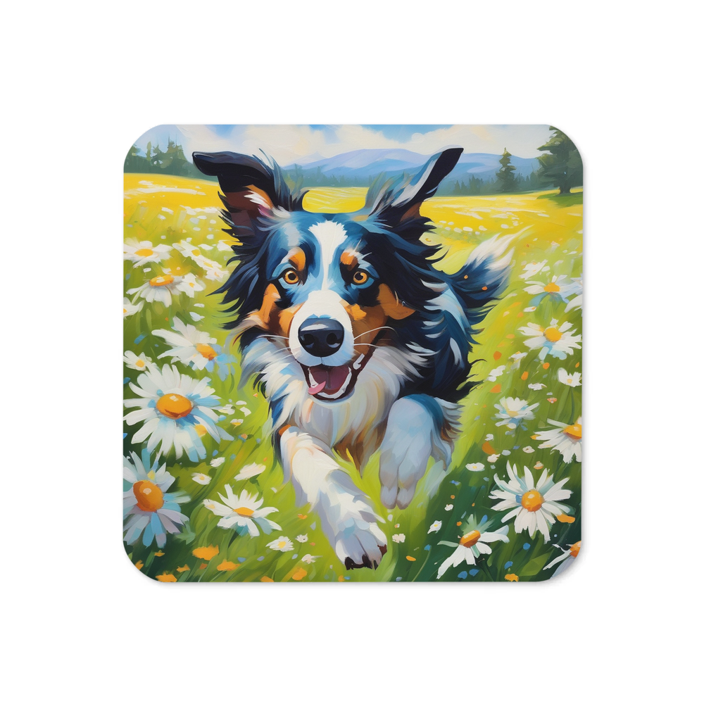 PugMug Custom Border Collie Coaster