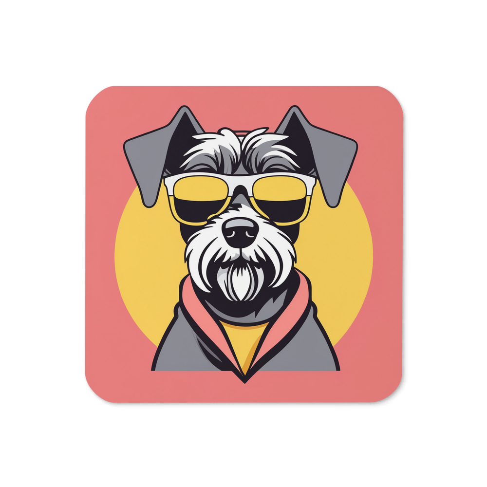 PugMug Custom Miniature Schnauzer Coaster