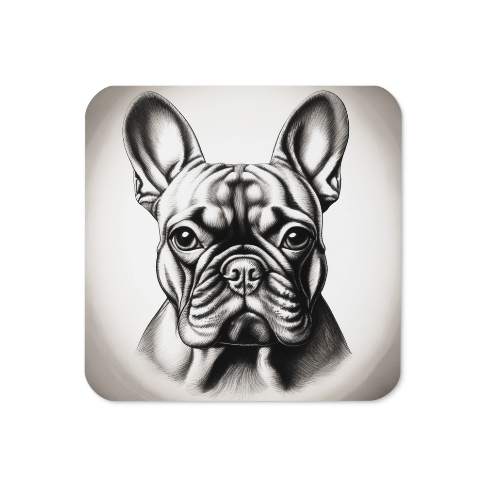 PugMug Custom Tan French Bulldog Coaster